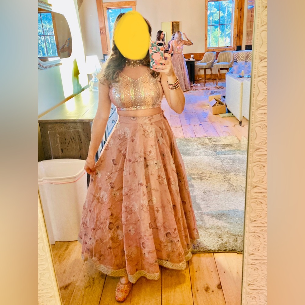 BRIDESMAIDS LEHENGA (8/10/M) - Wore once for a few hours at Sangeet of friend